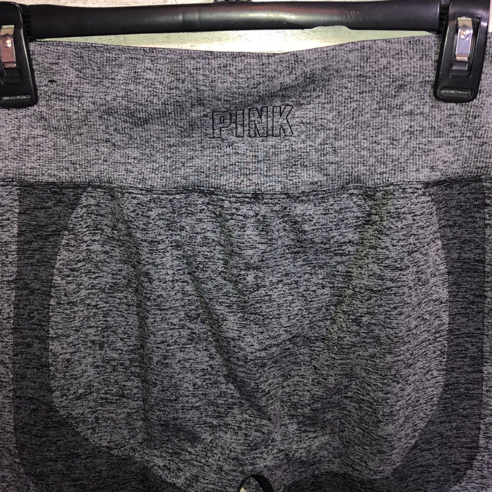 PINK active leggings Victoria Secret Pink Seamless Workout Tight Leggings large​ - Picture 3 of 7